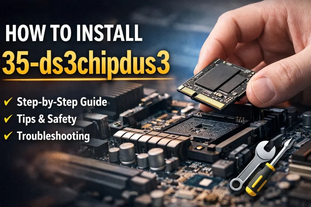 How to Install 35‑ds3chipdus3 Safely