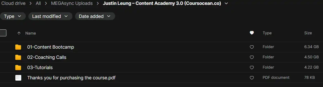 Justin Leung Content Academy 3.0