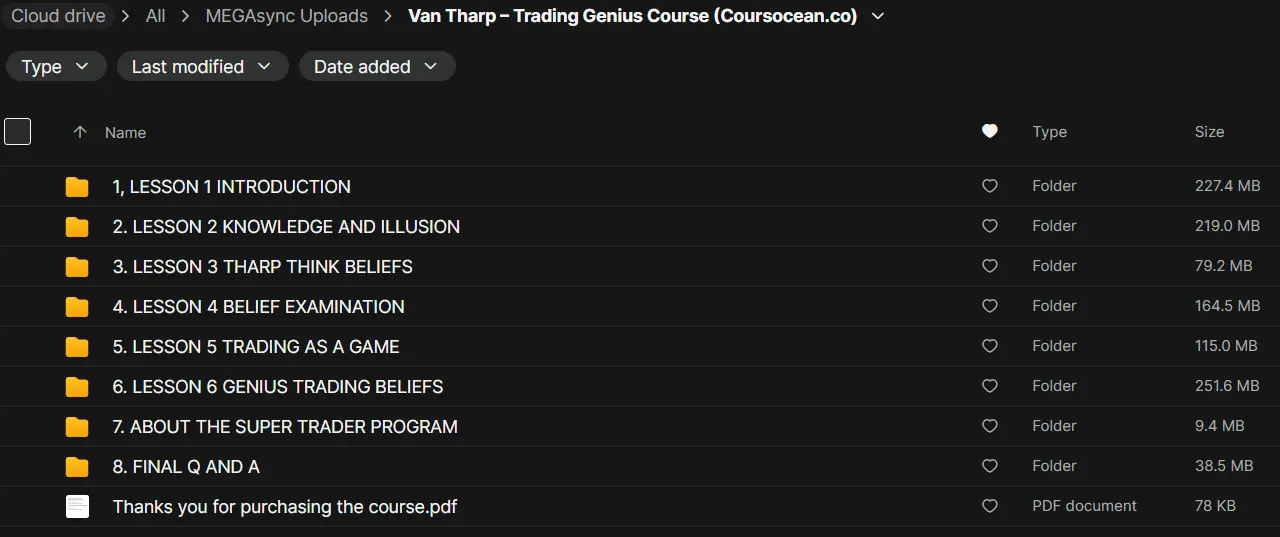 Van Tharp – Trading Genius Course