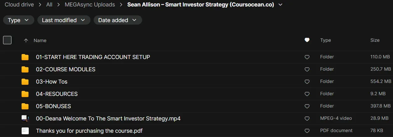 Sean Allison – Smart Investor Strategy